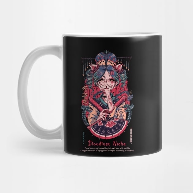 Vampire Chinese Asian Jiangshi Demon Anime Death Metal Bloodlust Niche Nekocheng #005 Vampiaw by Sekaifi Studio